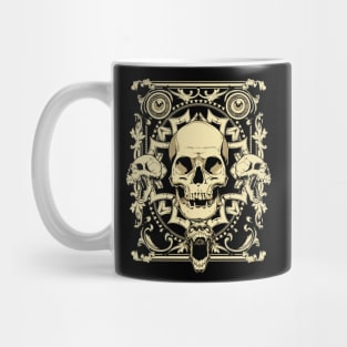 Skull gothic metal T-Shirt Mug